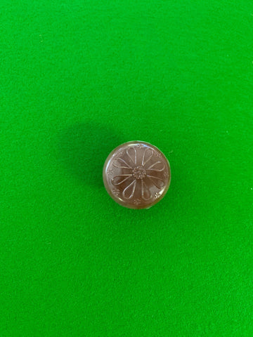 Pool Snooker Billiard Table Button Fancy Brown Plastic (Price per each)
