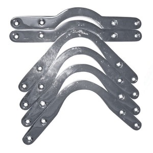 Screw On Pocket Brackets - Chrome Silver