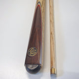Ash Pool Cue - 2 Piece - Red & Blue Flame