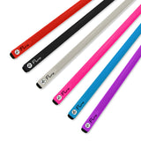 Pool Cue Silver Grey 2 Piece 57" Fluro Neon Composite