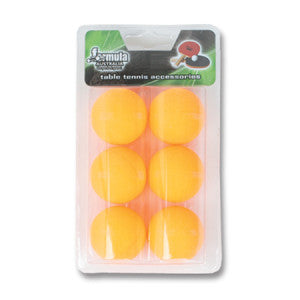 Table Tennis Balls Orange 6 Pack